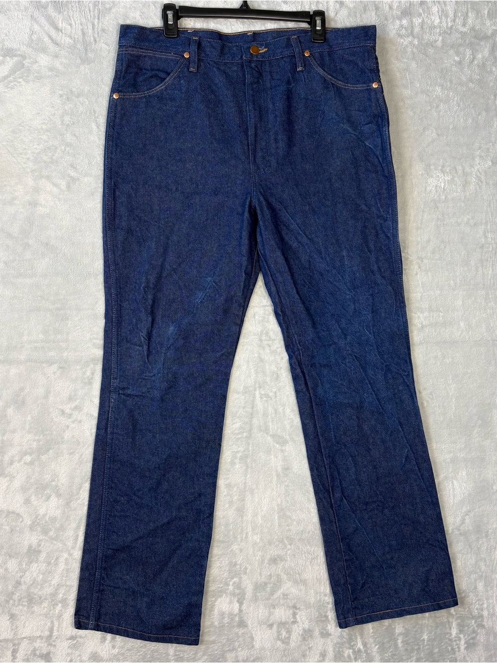 NWOT Wrangler Cowboy Cut Jeans Men’s 38x32 Western Straight Leg Denim Fits 37x31